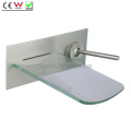 Grifo de bañera de pared de cascada de vidrio (QH0500W)